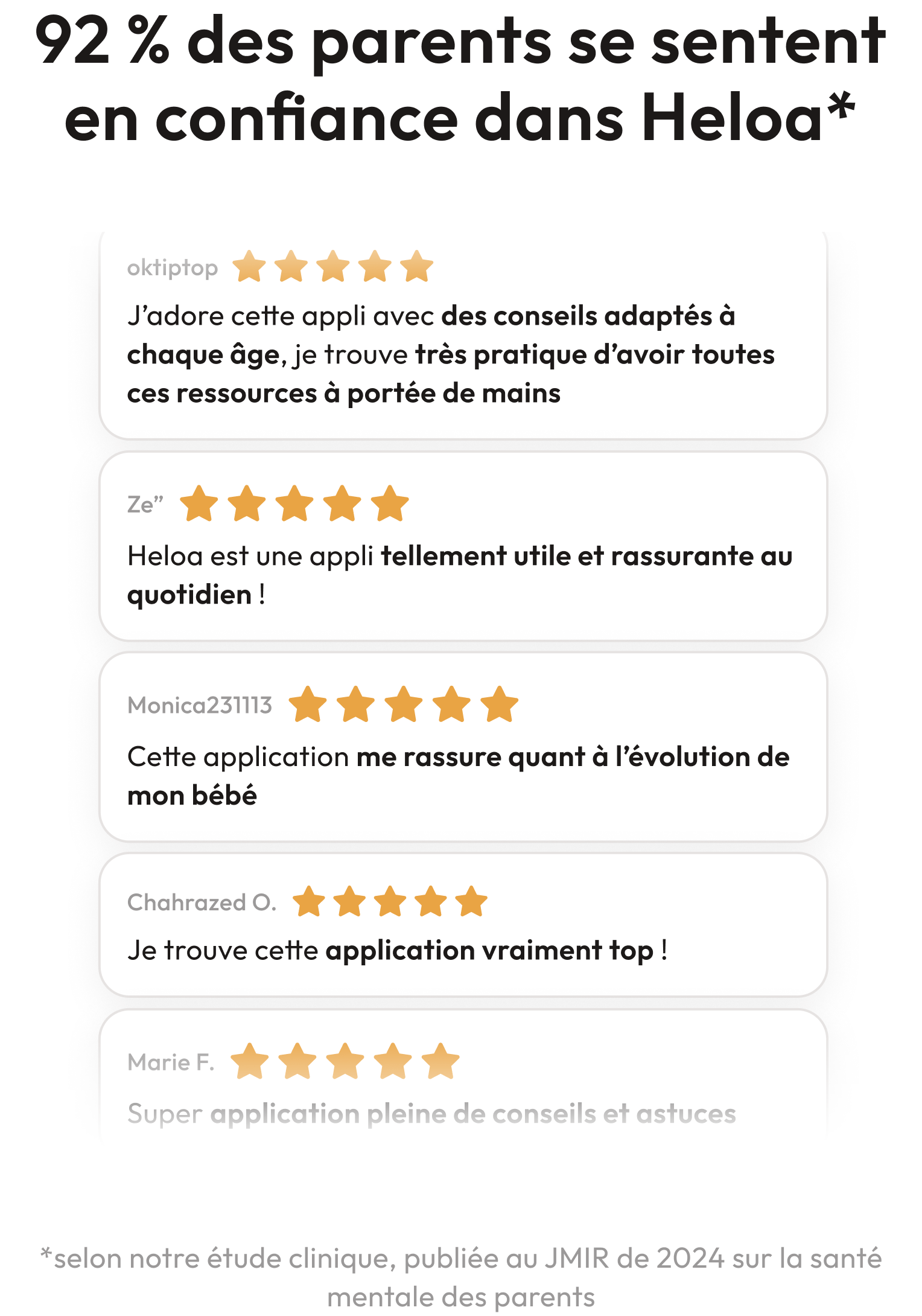 Heloa aimé des parents